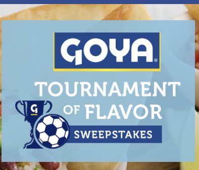 Tournament of Flavors Sweepstakes