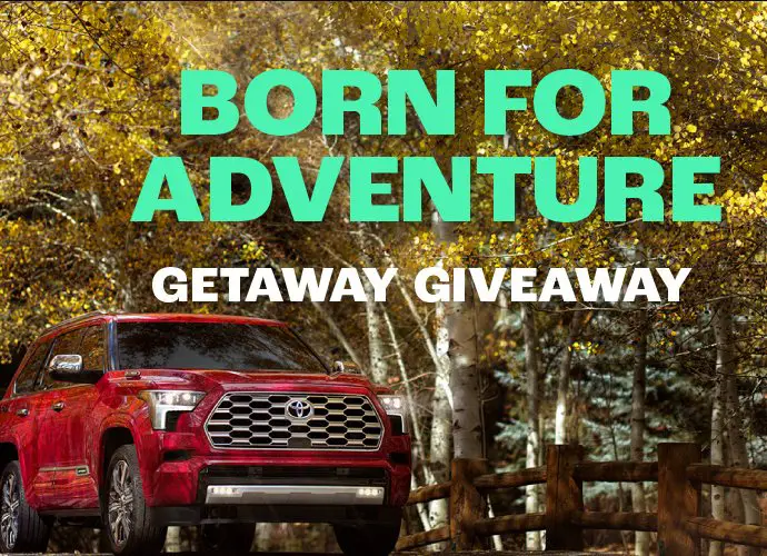 Toyota Born For Adventure Getaway Giveaway - Win A Trip For 4 To Denver For A $16,800 Adventure Getaway