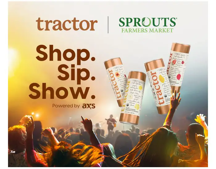 Tractor Beverage | Sprouts: Shop. Sip. Show. Sweepstakes - Win Event Tickets, Merch & More