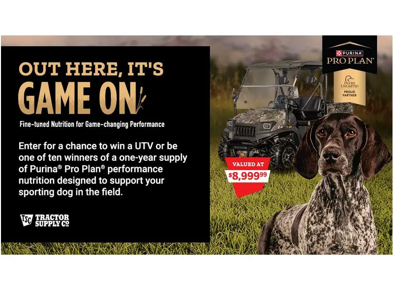 Tractor Supply Company & Pro Plan Game On Giveaway - Win A Bighorn Explorer UTV