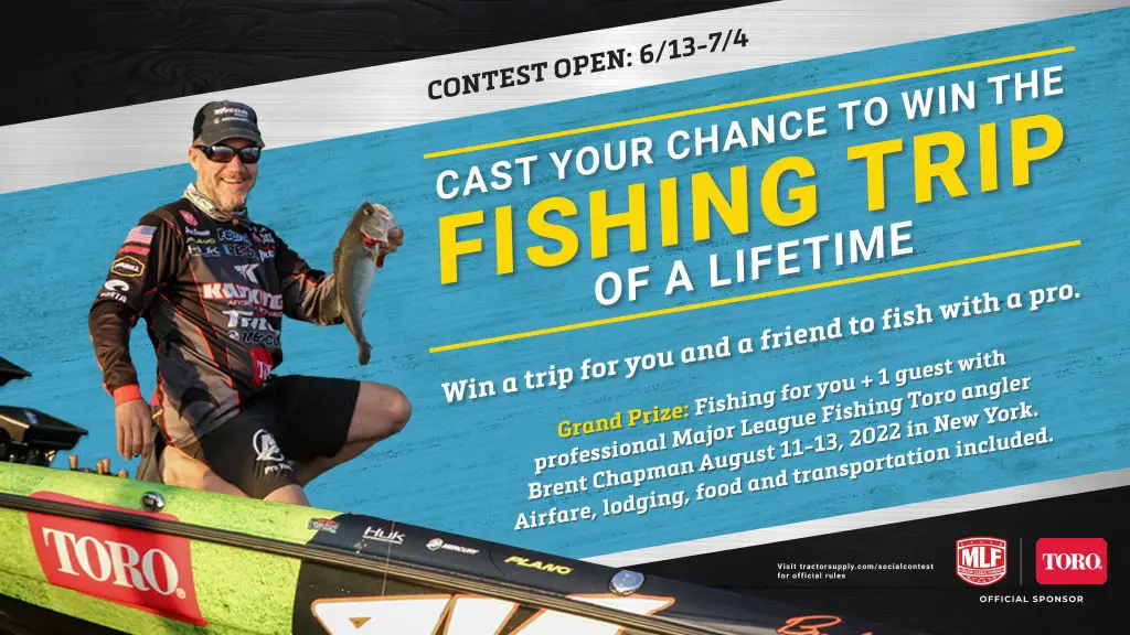 Tractor Supply Company Fishing With A Pro Sweepstakes - Win A $5,000 Fishing Trip