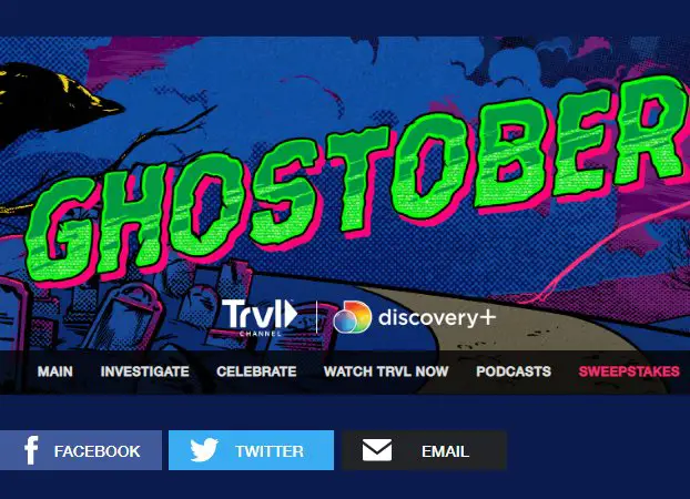 Travel Channel Ghostober Giveaway - Win $10,000 Cash In The Travel Channel Ghostober Sweepstakes