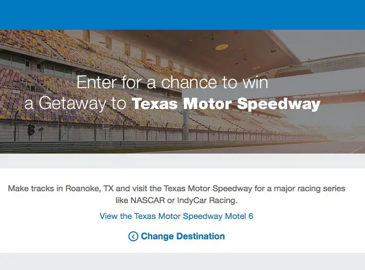 Travel Experience Sweepstakes