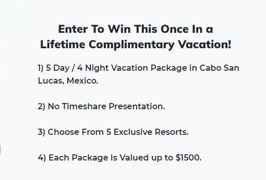 Travel Lux Vacation For 2 Giveaway - Win A $1,500 Cabo San Lucas Vacation For 2