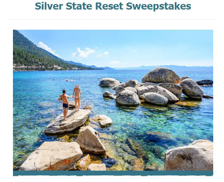 Travel Nevada Silver State Reset Sweepstakes - Win A $5,000 Nevada Adventure For 2