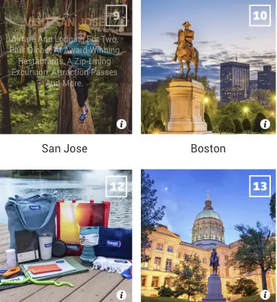Travel Prizes Sweepstakes