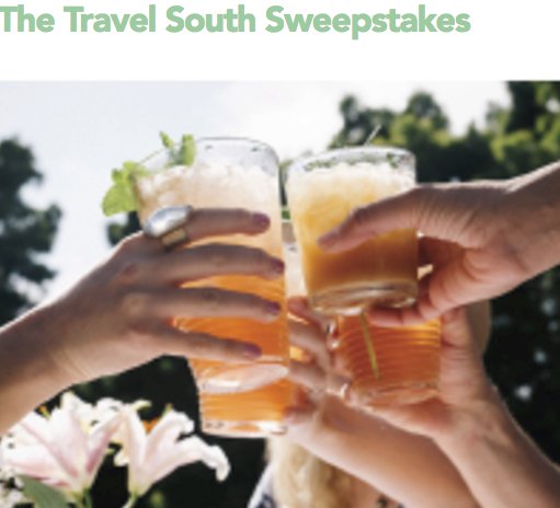 Travel South Sweepstakes