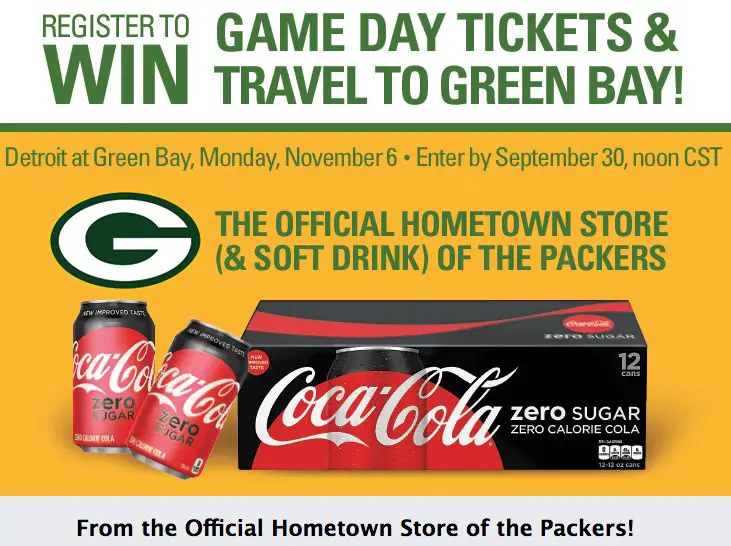 Travel to Green Bay Sweepstakes