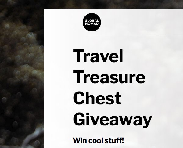 Travel Treasure Chest Sweepstakes