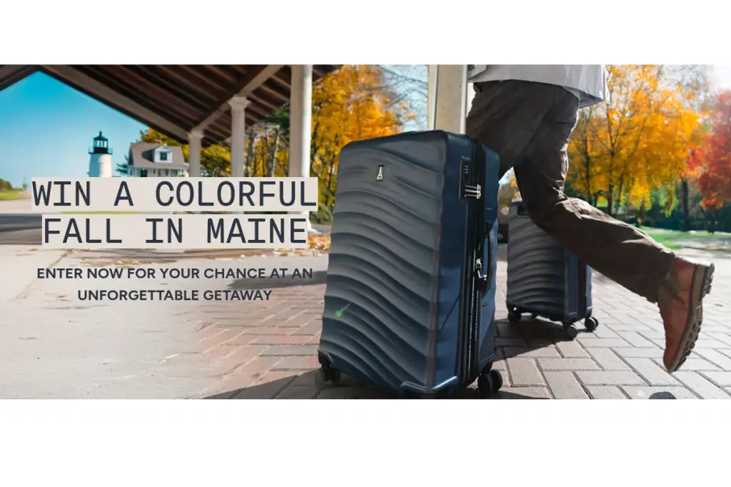 Travelpro Fall Getaway Sweepstakes - Win A Trip For Two To Portland, Maine