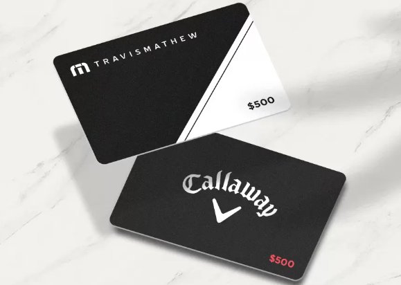 TravisMathew X Callaway Golf Gift Card Giveaway - Win $1,000 In Gift Cards