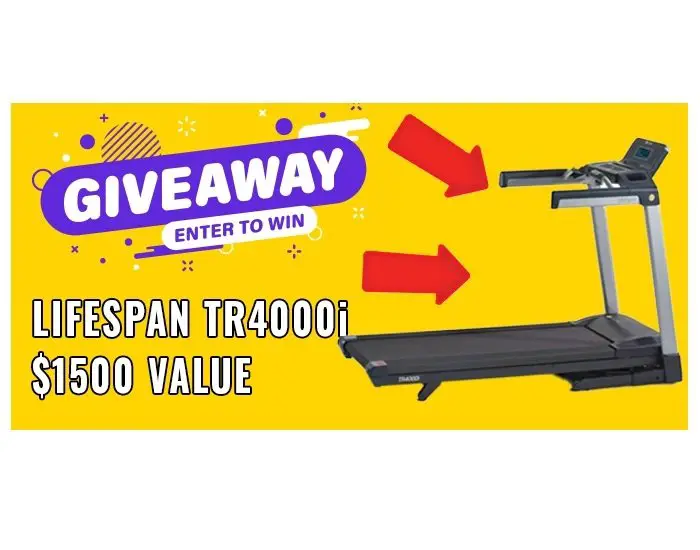 Treadmill Review Guru Giveaway - Win A LifeSpan TR4000i Folding Treadmill