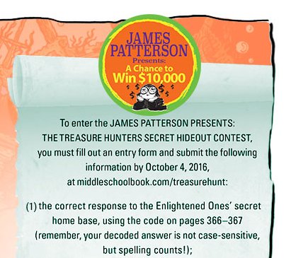 Treasure Hunters $10,000 Hideout Contest!