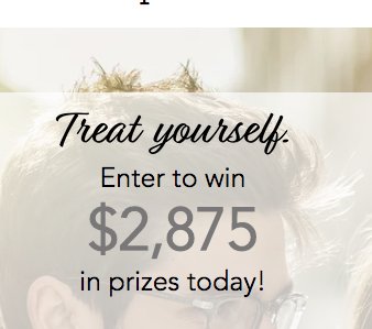 Treat Yourself Sweepstakes
