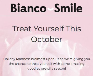 Treat Yourself This October Sweepstakes