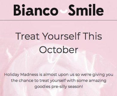 Treat Yourself This October Sweepstakes