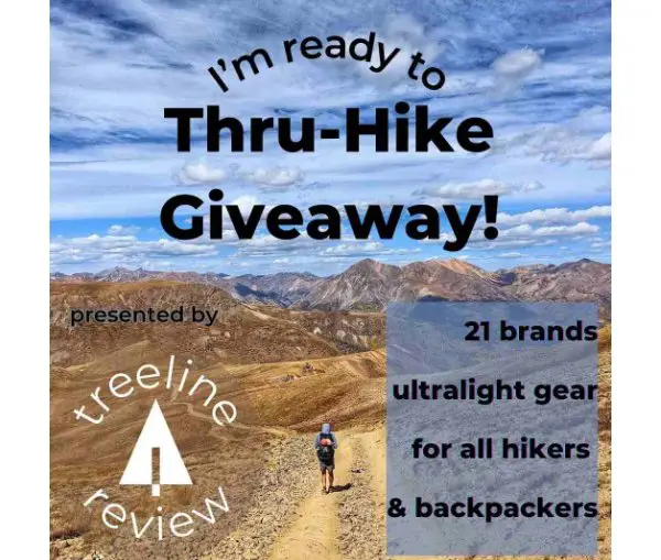Treeline Review Ready To Thru-Hike Giveaway - Win Hiking Gear & Equipment (3 Winners)
