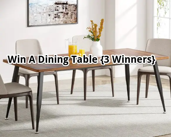Tribesigns Thanksgiving Giveaway - Win A Dining Table {3 Winners}