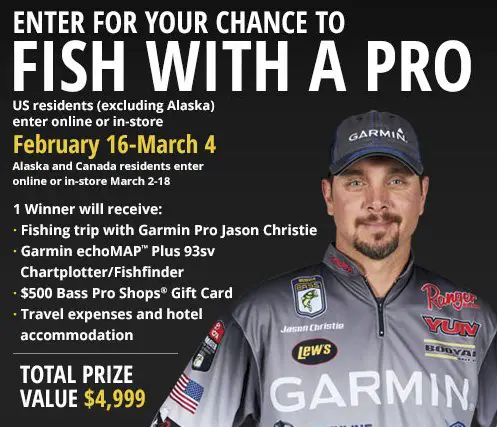 Trip and day of fishing with Garmin Pro Jason Christi