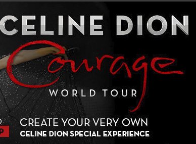 Trip for 2 to a Concert Featuring Celine Dion