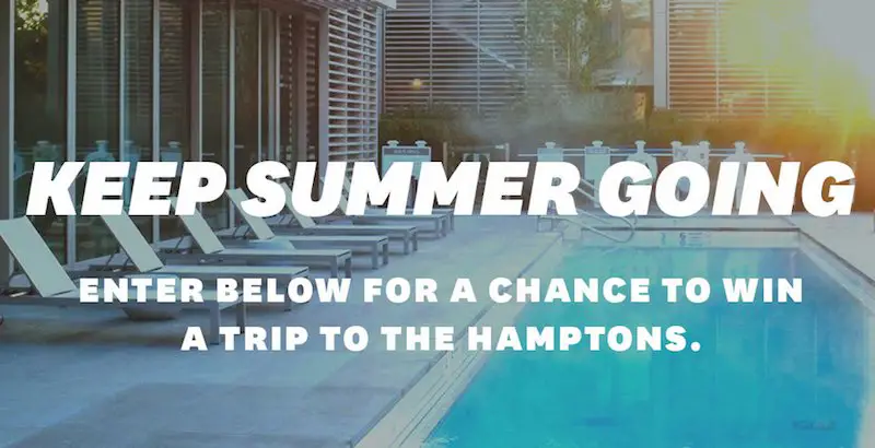 A Trip to the Hamptons! You Want It!