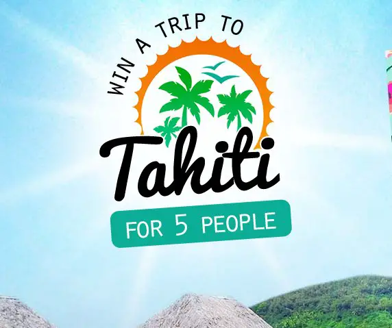 Trip to Tahiti for 5 Sweepstakes!