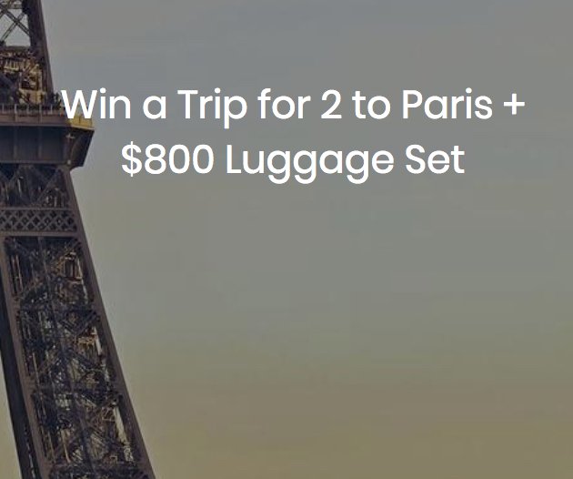 Trip To Paris Sweepstakes