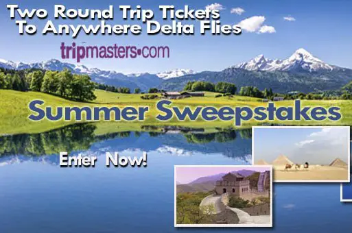 The Tripmasters Summer 2016 Facebook Sweepstakes