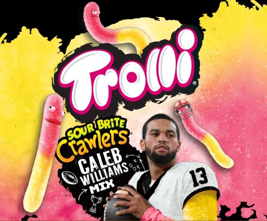 Trolli Most Valuable Worm X Caleb Williams Sweepstakes - Win NEW Limited Edition Crawlers Candy (4,005 Winners)