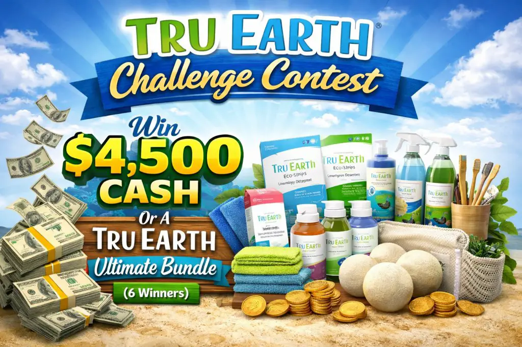 TRU EARTH Challenge Contest – Win $4,500 Cash Or A TRU EARTH Ultimate Bundle (6 Winners)