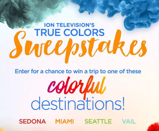 True Colors Sweepstakes (Free Travel!)