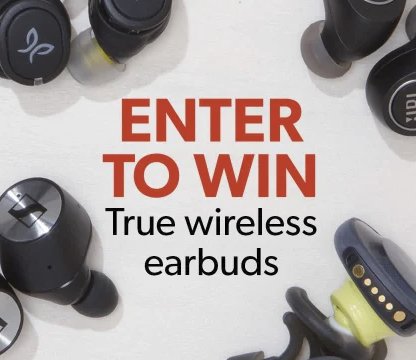 True Wireless Earbud Giveaway