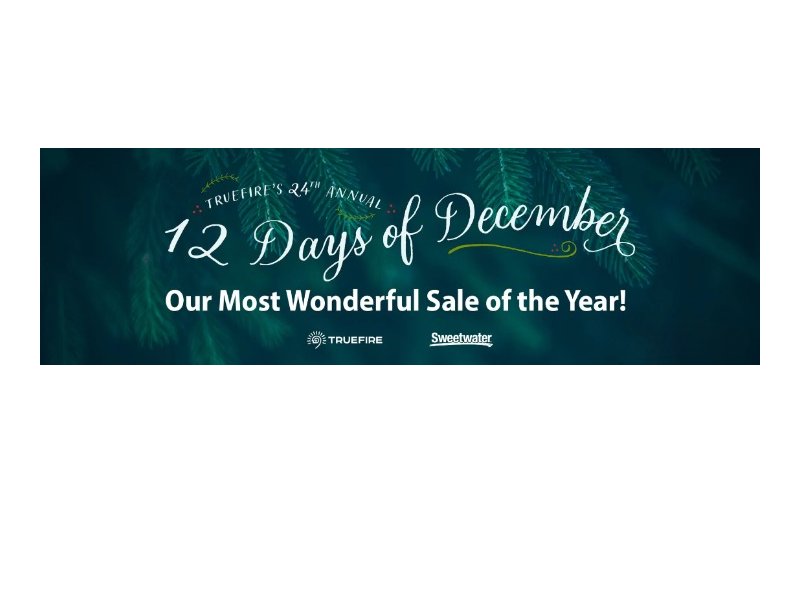 TrueFire 2023 12 Days Of December Giveaway - Win An Electric Guitar, Amps And More