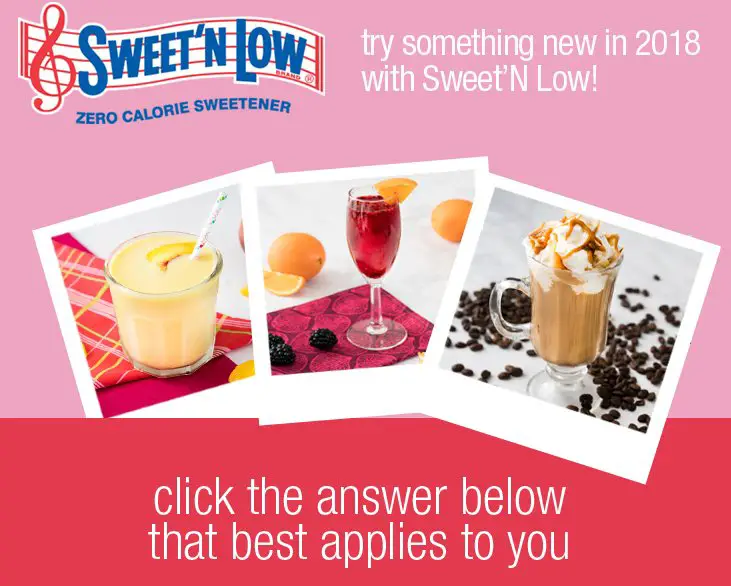 Try Something New With Sweet’N Low 2018 Sweepstakes