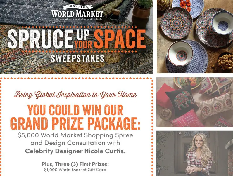 Try the Spruce Up Your Space Sweepstakes!