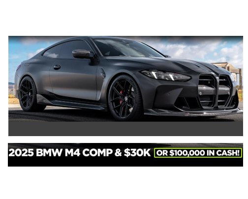 Tuner Cult Car Giveaway – Win A 2025 BMW M4 Competition X-Drive + $30K CASH Or $100,000 Cash