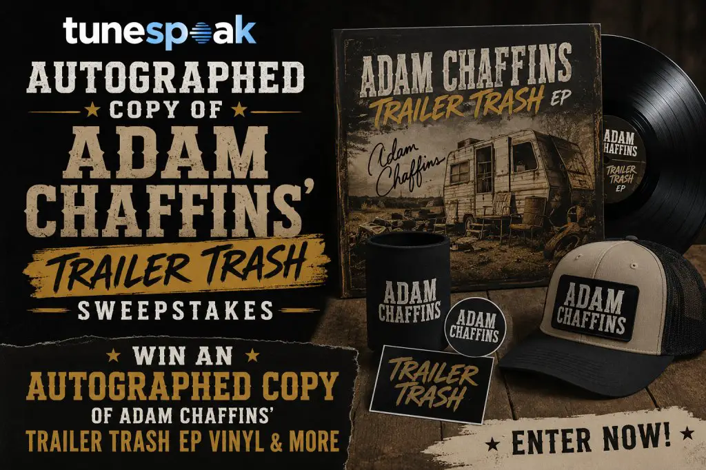Tunespeak Autographed Copy Of Adam Chaffins' Trailer Trash Sweepstakes - Win An Autographed Copy Of Adam Chaffins' Trailer Trash EP Vinyl & More