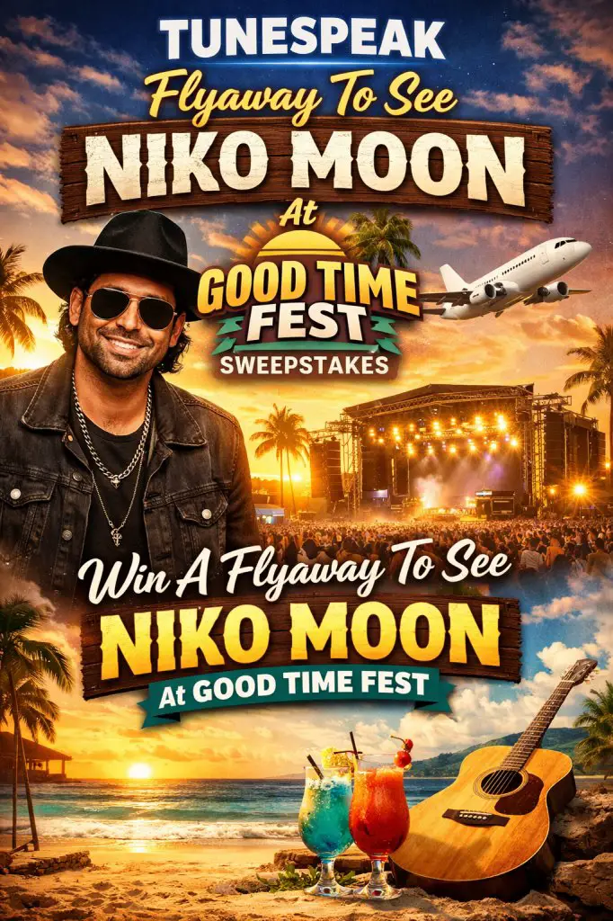 TUNESPEAK Flyaway To See Niko Moon At Good Time Fest Sweepstakes – Win A Flyaway To See Niko Moon At Good Time Fest