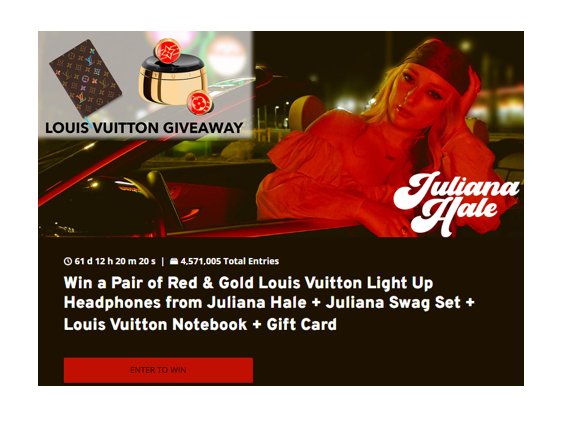 TuneSpeak Louis Vuitton Giveaway – Win Louis Vuitton Light Up Headphones From Julian Hale Or Other Prizes (3 Winners)