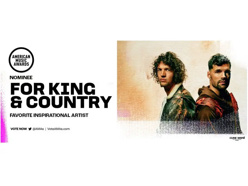 Tunespeak Vote For King & Country Sweepstakes - Win a $500 Prepaid Gift Card