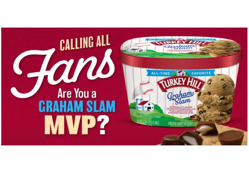 Turkey Hill Graham Slam Sweepstakes - Win Four Containers Of Ice Cream With A Reusable Cooler Bag