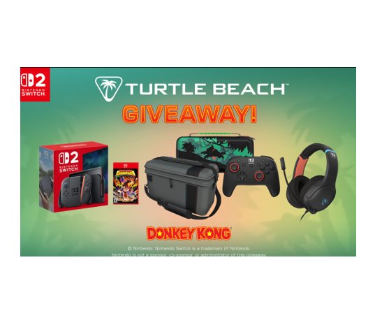 Turtle Beach Donkey Kong Nintendo Switch 2 Giveaway