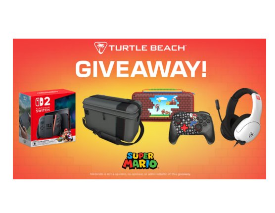 Turtle Beach Super Mario Nintendo Switch 2 Giveaway