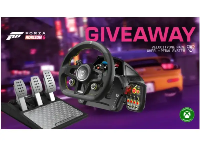 Turtle Beach VelocityOne Race Giveaway - Win A Gaming Wheel & Pedal System