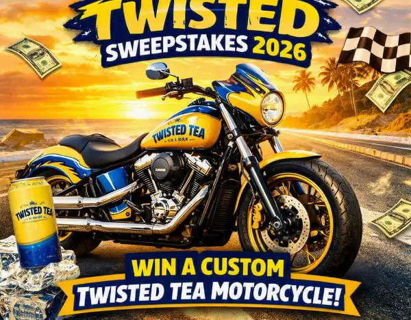 Twisted Tea “Keep Your Ride Twisted” Sweepstakes - Win a Custom Motorcycle worth $8,000