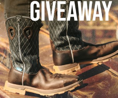 Twisted X Work Footwear December Sweepstakes -  Win a Pair of Twisted X Boots