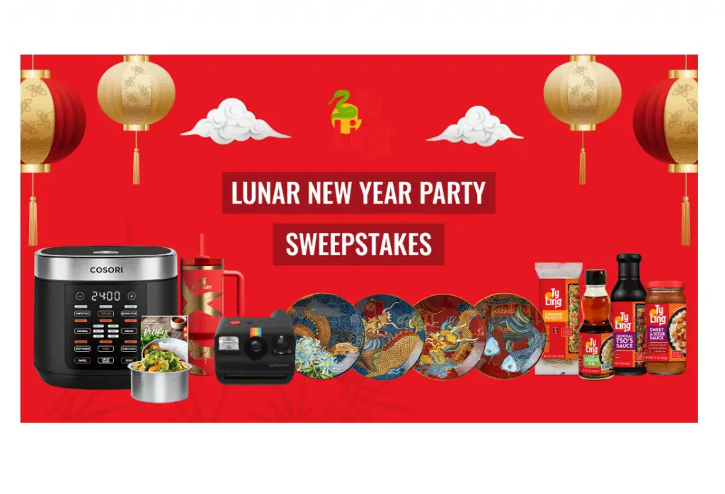Ty Ling Lunar New Year Party Sweepstakes - Win Rice Cooker, Polaroid Instant Camera & More