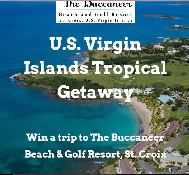 U.S Virgin Islands Tropical Getaway - Win A Trip For 2 To The Buccaneer Beach & Golf Resort In St. Croix