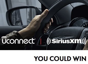 UConnect and SiriusXM Holiday Instant Win