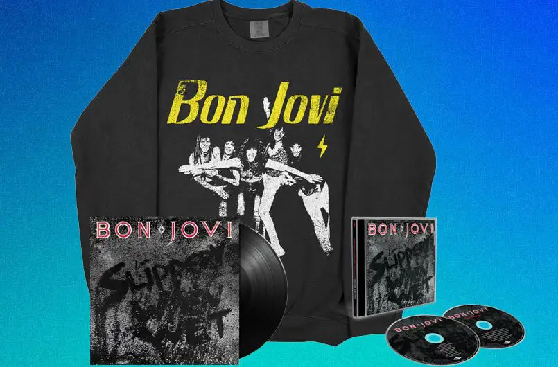 uDiscover Music Bon Jovi Slippery When Wet Giveaway - Win A Bon Jovi ‘Slippery When Wet’ Merch + Vinyl Bundle